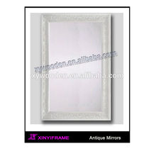 Wooden Rectangle Mirror White Frame Mirror Frame Wholesale